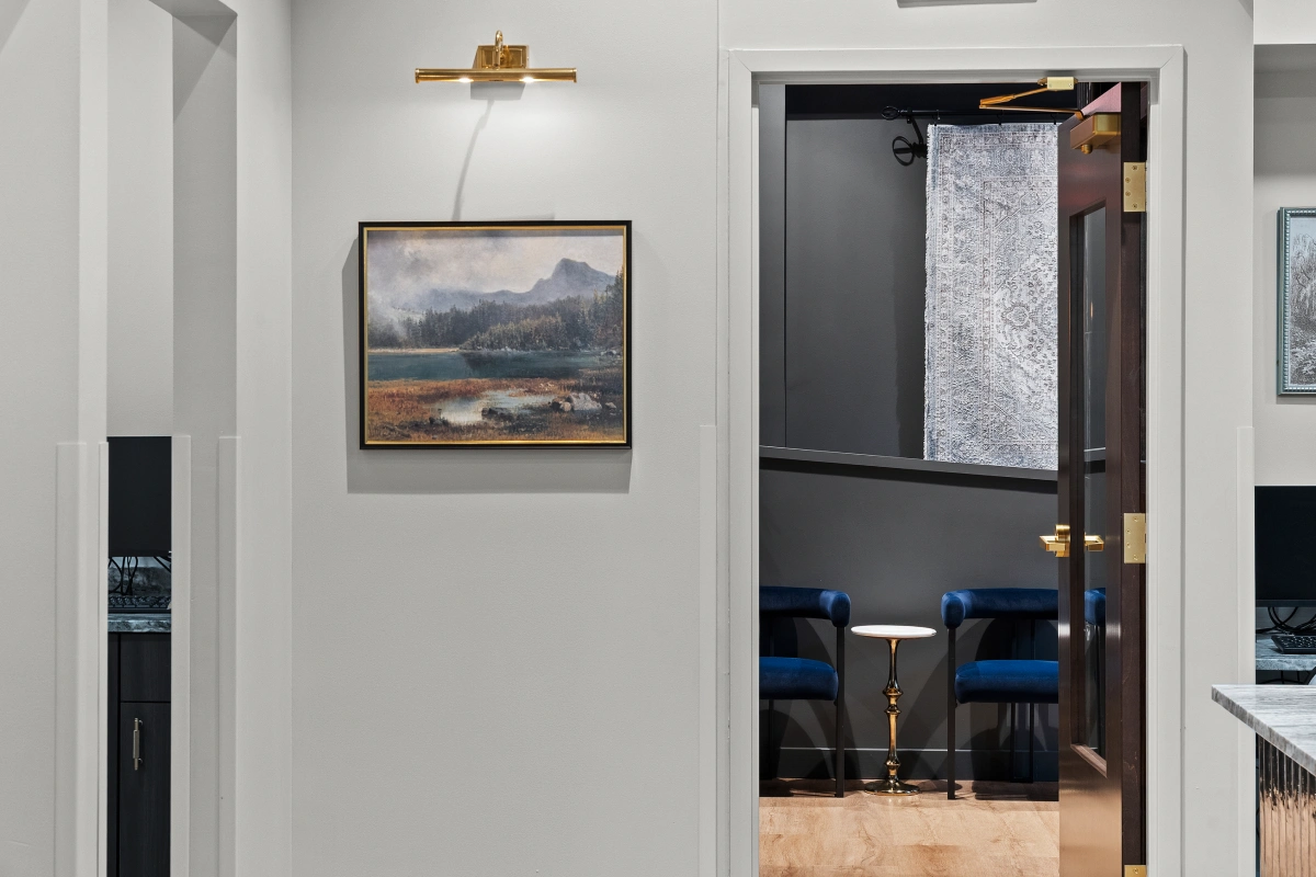 Entrance to Omni Dental treatment room inside the clinic